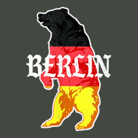 Berlin Bear Painted In The German Flag Vintage Typography Trucker Cap | Artistshot