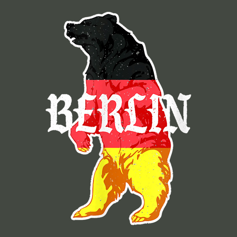 Berlin Bear Painted In The German Flag Vintage Typography Trucker Cap | Artistshot