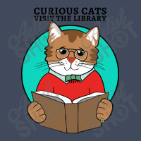 Curious Cats Visit The Library Camo Snapback | Artistshot