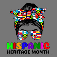 National Hispanic Heritage Month Latin Flags Messy Bun T Shirt Camo Snapback | Artistshot