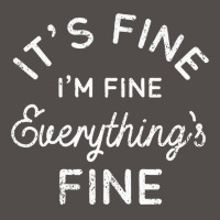 Its Fine Im Fine Everythings Fine Flat Bill Snapback Cap | Artistshot