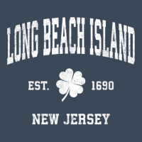 Long Beach Island New Jersey Vintage Shamrock Sports Flat Bill Snapback Cap | Artistshot