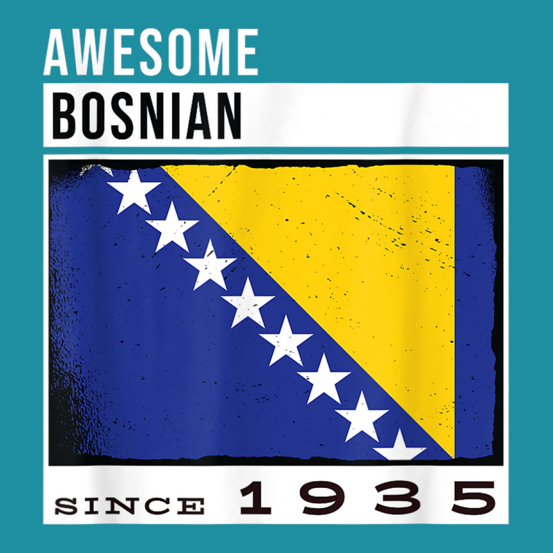 Awesome Bosnian Since 1935   Bosnian 87th Birthday Flat Bill Snapback Cap by Bestarts | Artistshot