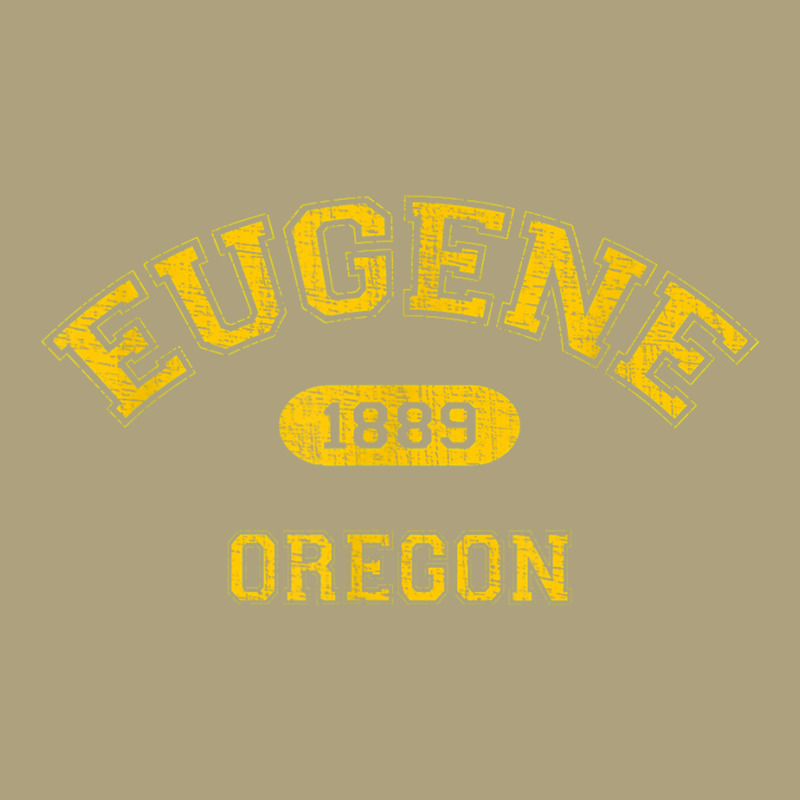 Retro College Style Eugene, Oregon 1889 T Shirt Flat Bill Snapback Cap by cm-arts | Artistshot