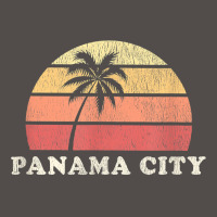 Panama City Beach Fl Vintage 70s Retro Throwback Design Flat Bill Snapback Cap | Artistshot