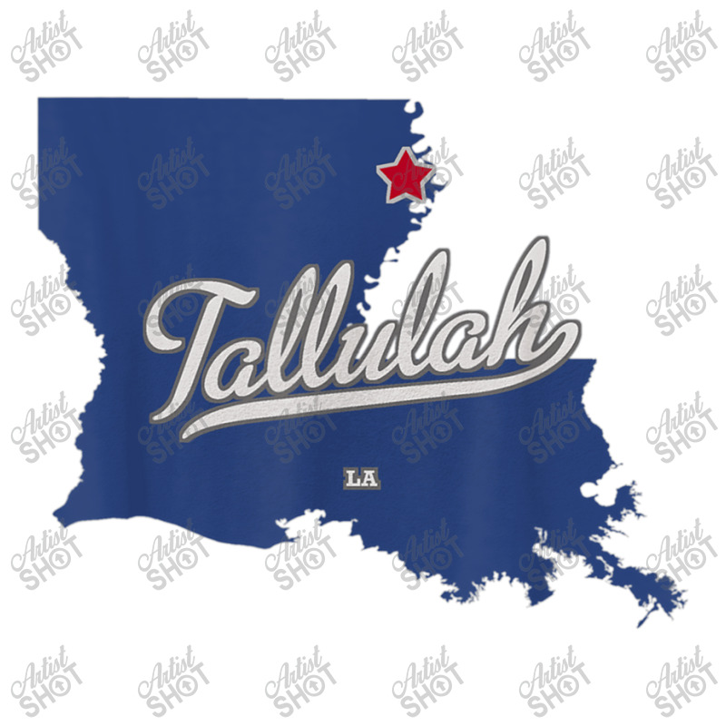 Tallulah Louisiana La Map Debie Paper Bag - 10 X 5 X 13 | Artistshot