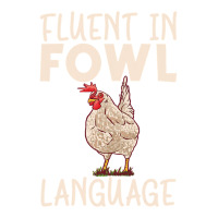 Chicken Chick Fluent In Fowl Language Hen Chicken Lover 80 Rooster Hen Debie Paper Bag - 10 X 5 X 13 | Artistshot