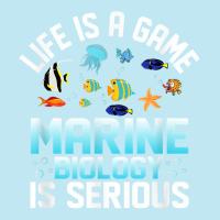 Life Is A Game Marine Biology Is Serious Ocean Student Sea T Shirt Urban Heavy T-shirt | Artistshot