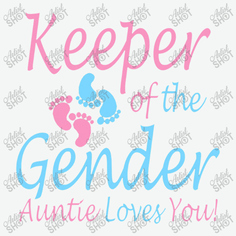 Keeper Of The Gender Auntie Gender Reveal Party Idea Urban Heavy T-shirt | Artistshot