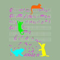 Cute Cat Kitty Music Notes Diversity Musician Clef T Shirt Urban Heavy T-shirt | Artistshot