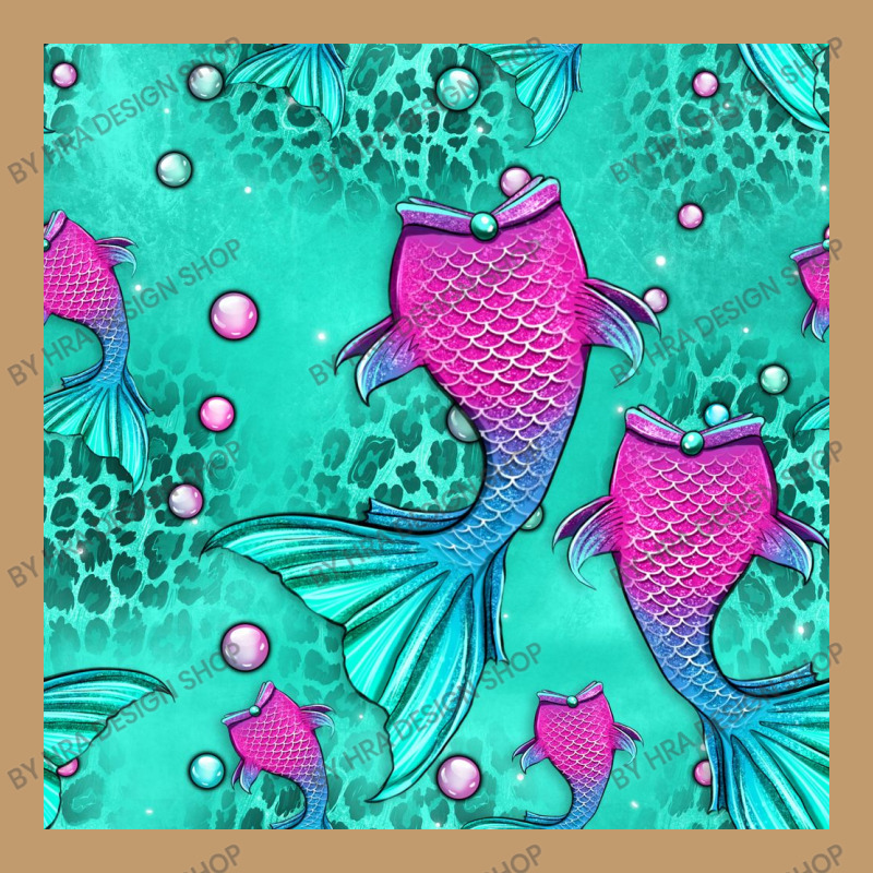 Mermaid Tail Seamless Pattern Urban Heavy T-shirt | Artistshot