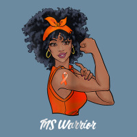 Womens Ms Warrior Fighter Support Multiple Sclerosis Awareness T Shirt Urban Heavy T-shirt | Artistshot