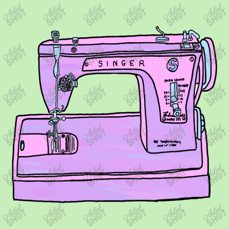 Purple Singer Sewing Machine Urban Heavy T-shirt | Artistshot