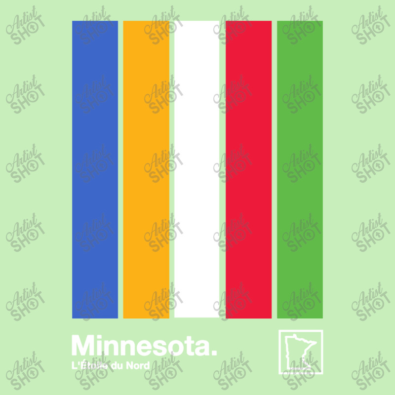 Minnesota State Flag Original Minimalist Artwork Poster Design Urban Heavy T-shirt | Artistshot