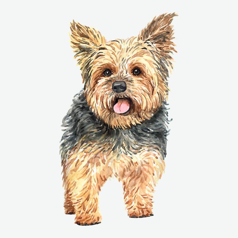 Watercolor  Yorkie Yorkshire Terrier Owners T Shirt Urban Heavy T-shirt by lorebrend | Artistshot