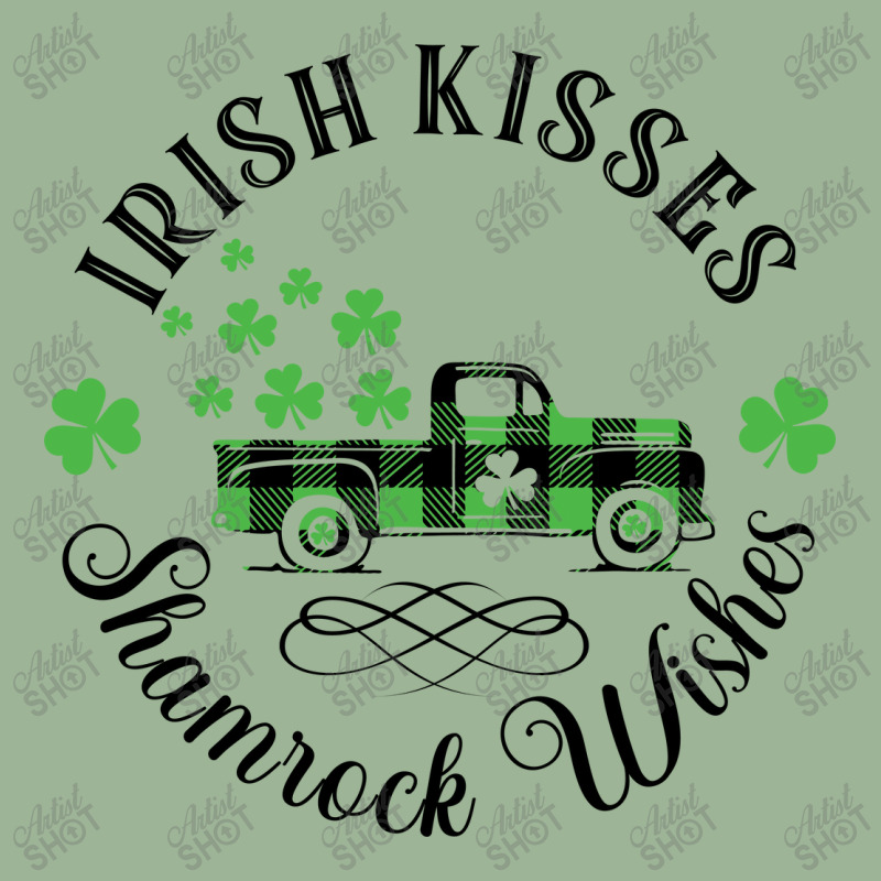 Irish Kisses Shamrock Wishes   St Patrick Day Urban Heavy T-shirt | Artistshot