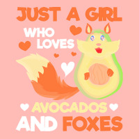 Fox T  Shirt Cute Forest Animal Just A Girl Who Loves Avocados And Fox Urban Pullover Hoodie | Artistshot