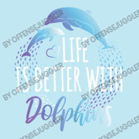 Dolphin Ocean Life Is Better With Dolphins Women Girls Dolphin Lover12 Urban Pullover Hoodie | Artistshot