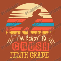 Ready To Crush Tenth Grade Dinosaur Back To School Leatherette Tumbler | Artistshot