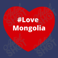 Love Mongolia, Hashtag Heart, Love Mongolia Adjustable Baseball Cap | Artistshot