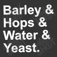 Barley, Hops, Water, Yeast Adjustable Baseball Cap | Artistshot