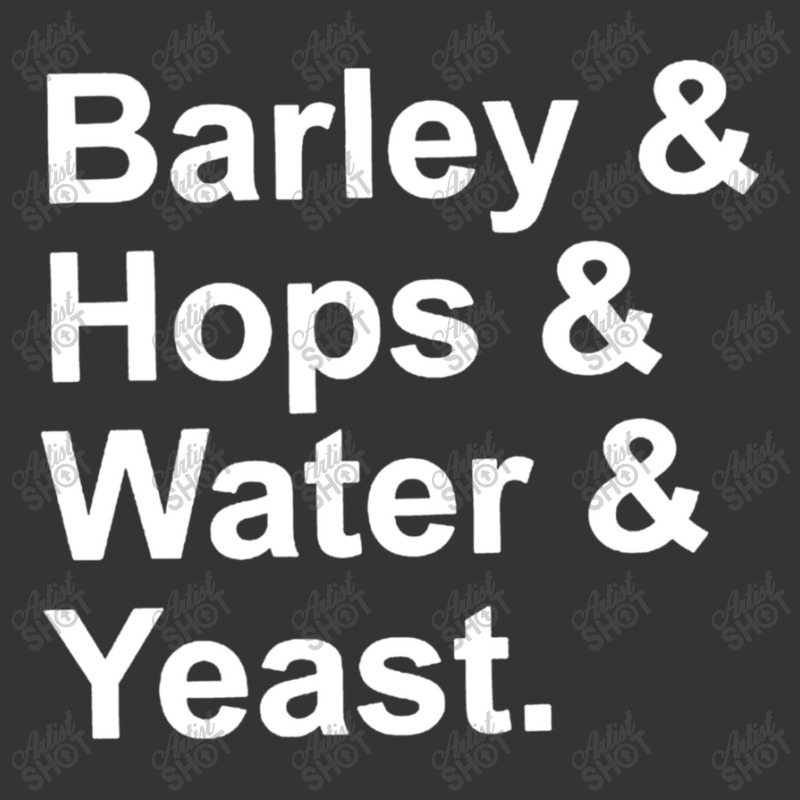 Barley, Hops, Water, Yeast Adjustable Baseball Cap | Artistshot