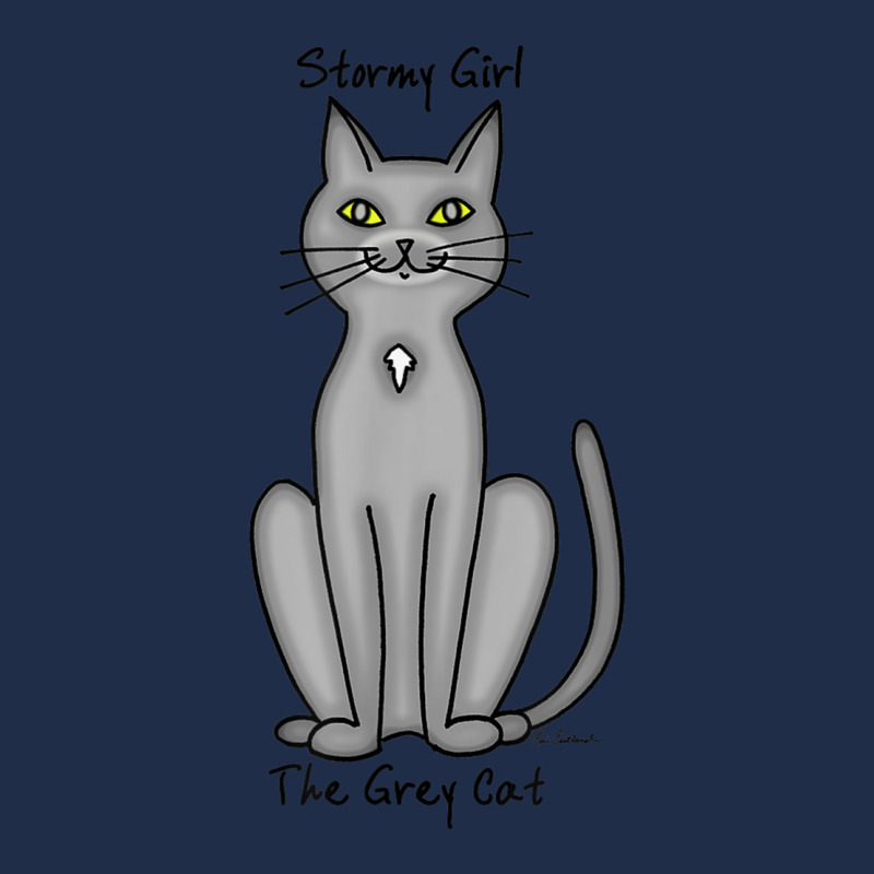 Stormy Girl The Grey Cat Baseball Cap by cm-arts | Artistshot