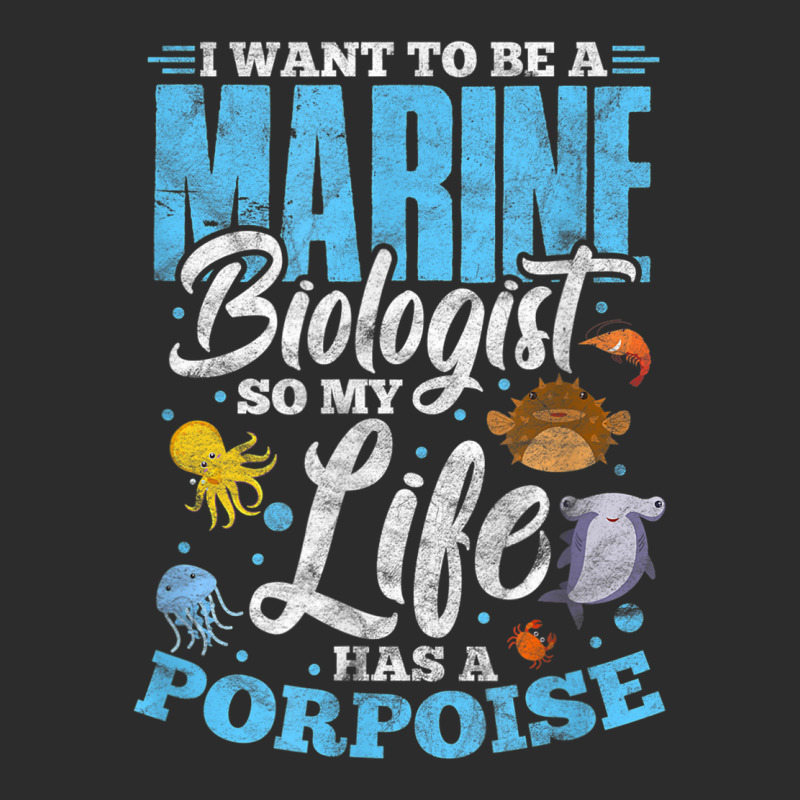 I Want To Be Marine Biologist So Life Has A Porpoise Grunge Baseball Cap | Artistshot