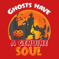 Ghosts Have A Genuine Soul Funny Halloween Quote Classic Baseball Cap | Artistshot