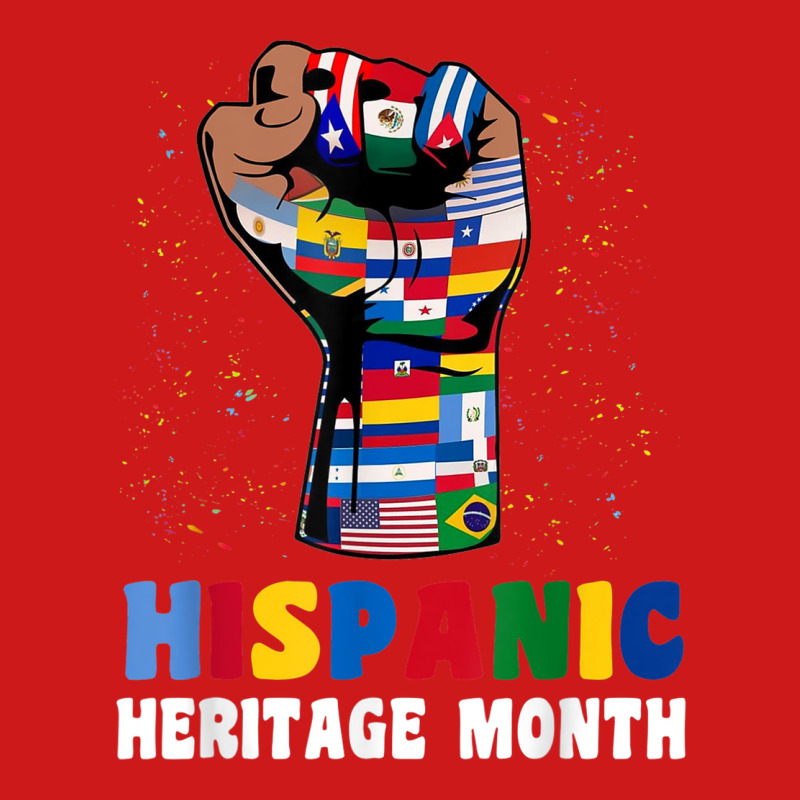 Hispanic Heritage Month Colorful Countries Flags Latinx Hand Baseball Cap by Sombre | Artistshot