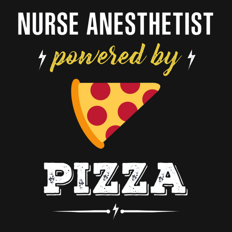 Nurse Anesthetist Powered By Pizza Funny Gift Mesh Cap | Artistshot