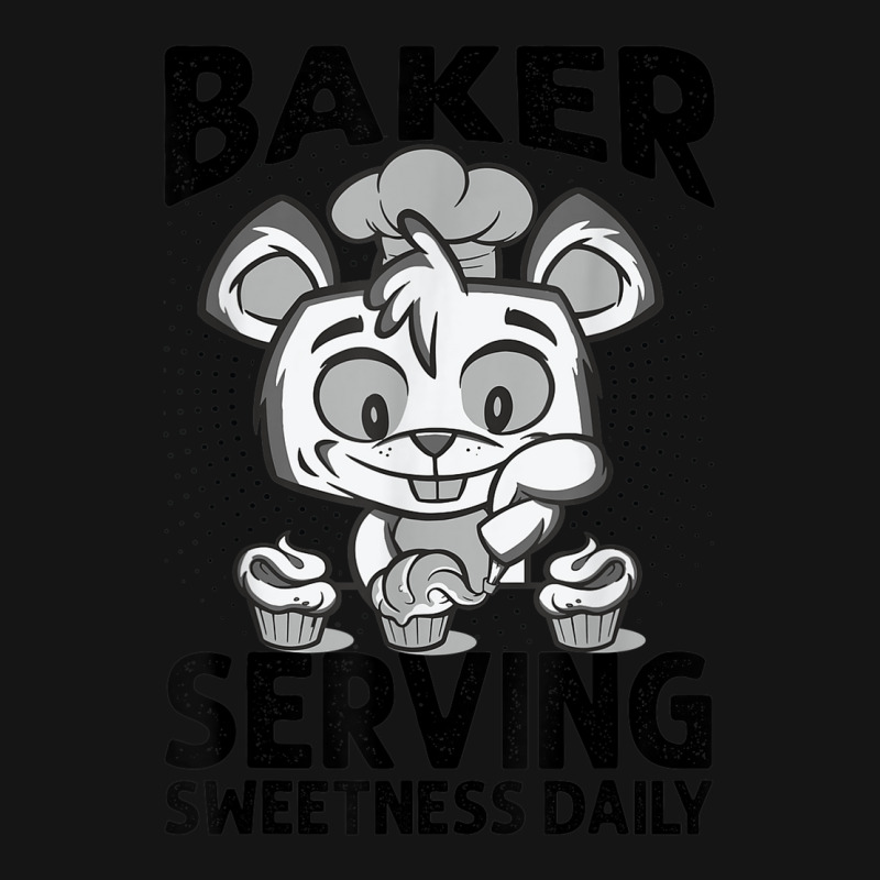 Baker Serving Sweetness Daily   Cakes   Funny   Baking Mesh Cap | Artistshot