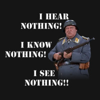 Sgt Schultz Hogan_s Heroes Nothing Quote Mesh Cap | Artistshot