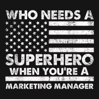 Funny Marketing Manager Superhero Vintage For Men Dad Mesh Cap | Artistshot