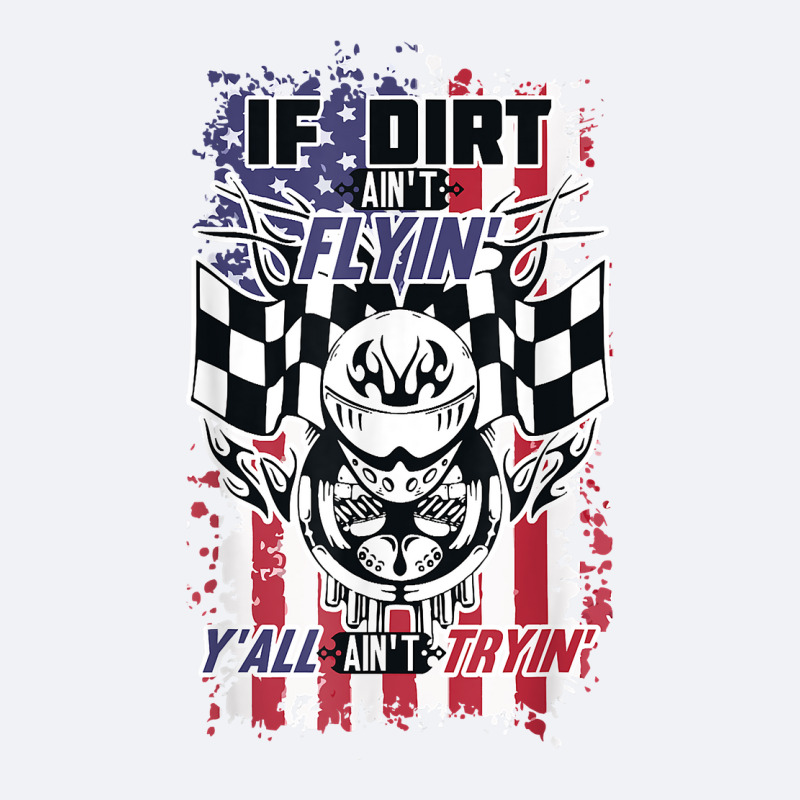 Patriotic Dirt Track, Motocross Stock Car Racing Trucker Cap by DorisChristine | Artistshot