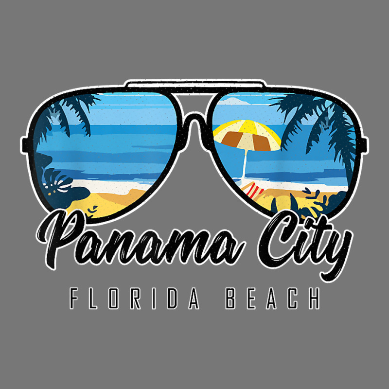 Panama City Beach Florida Palm Tree Sunglasses Souvenir Camo Snapback by TeriAndrea | Artistshot