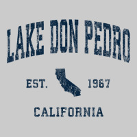 Lake Don Pedro California Ca Vintage Athletic Navy Sports De Flat Bill Snapback Cap | Artistshot