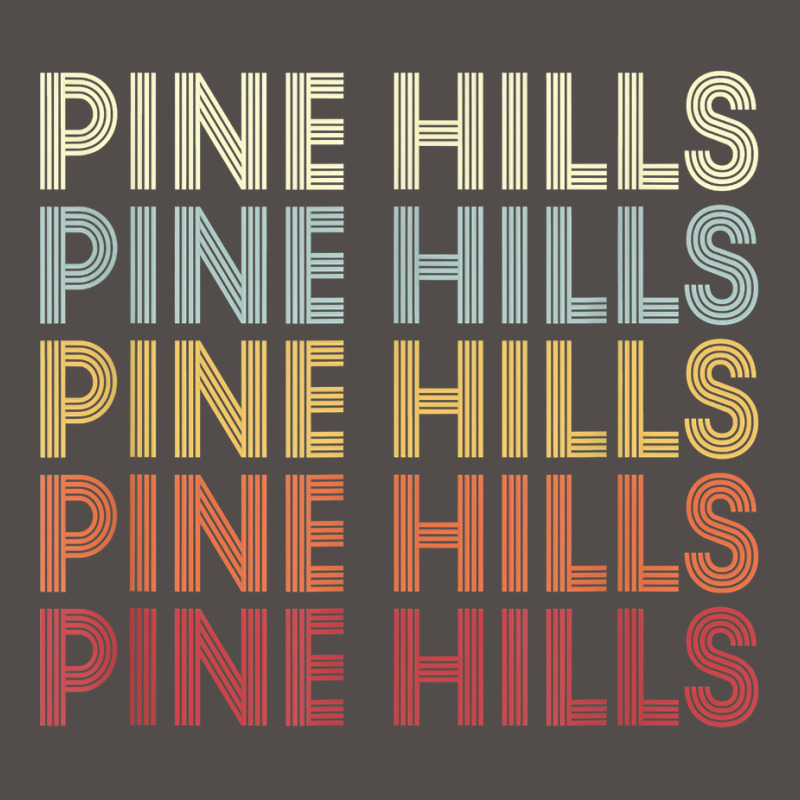 Pine Hills California Pine Hills Ca Retro Vintage Text T Shirt Flat Bill Snapback Cap by puetzee | Artistshot