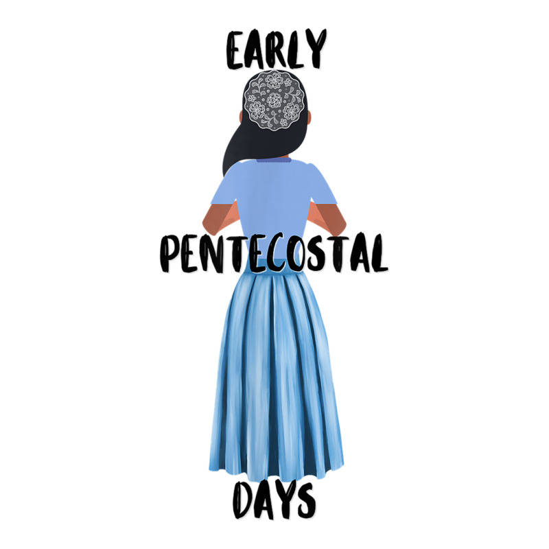 Funny Early Pentecostal Days Long Skirts Lace Head Covering Queen Paper Bag - 16 X 6 X 19 1/4 | Artistshot