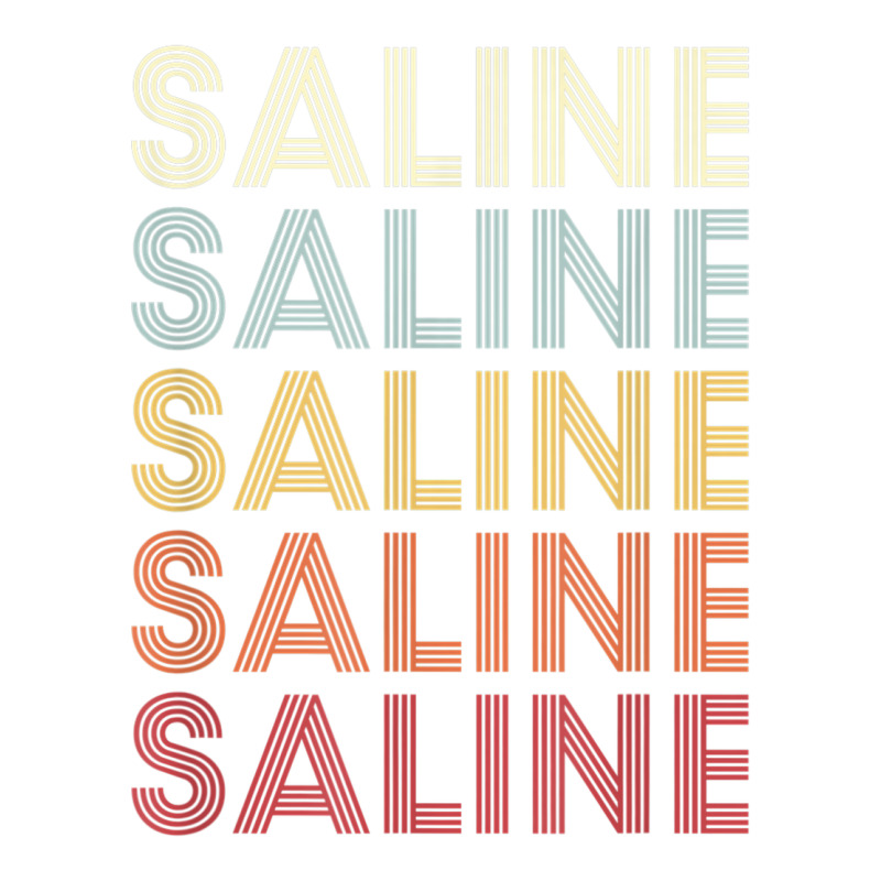 Saline Michigan Saline Mi Retro Vintage Text Queen Paper Bag - 16 X 6 X 19 1/4 | Artistshot