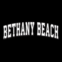 Bethany Beach Delaware Vintage Athletic Sports B&w Print Sweatshirt Pocket T-shirt | Artistshot