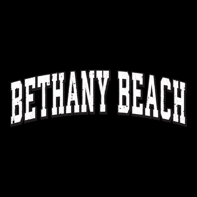 Bethany Beach Delaware Vintage Athletic Sports B&w Print Sweatshirt Pocket T-shirt | Artistshot