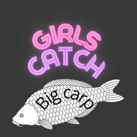 Girls Catch Big Carp Fishing And Angling Mums Fishing Gift. Ladies Curvy T-shirt | Artistshot