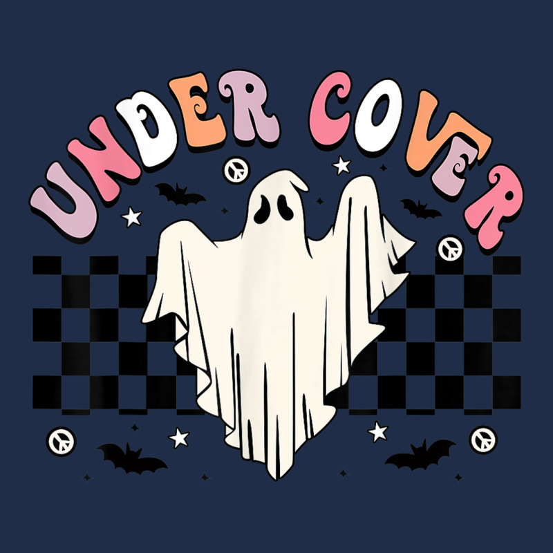 Under Cover Retro Hippie Funny Halloween Costume Cute Ghost Baseball Cap by Sombre | Artistshot