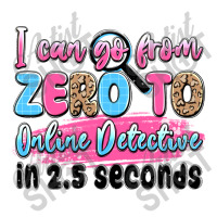 I Can Go From Zero To Online Detective In 2.5 Seco Raglan Crop Top | Artistshot