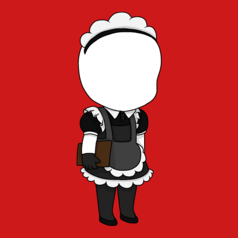 Slenderman Maid Chibi Baseball Cap | Artistshot