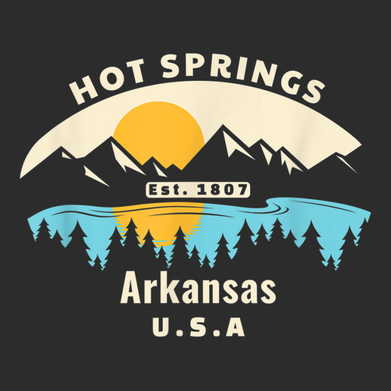 Hot Springs Arkansas Souvenir Mountain Sunset River T Shirt Baseball Cap | Artistshot