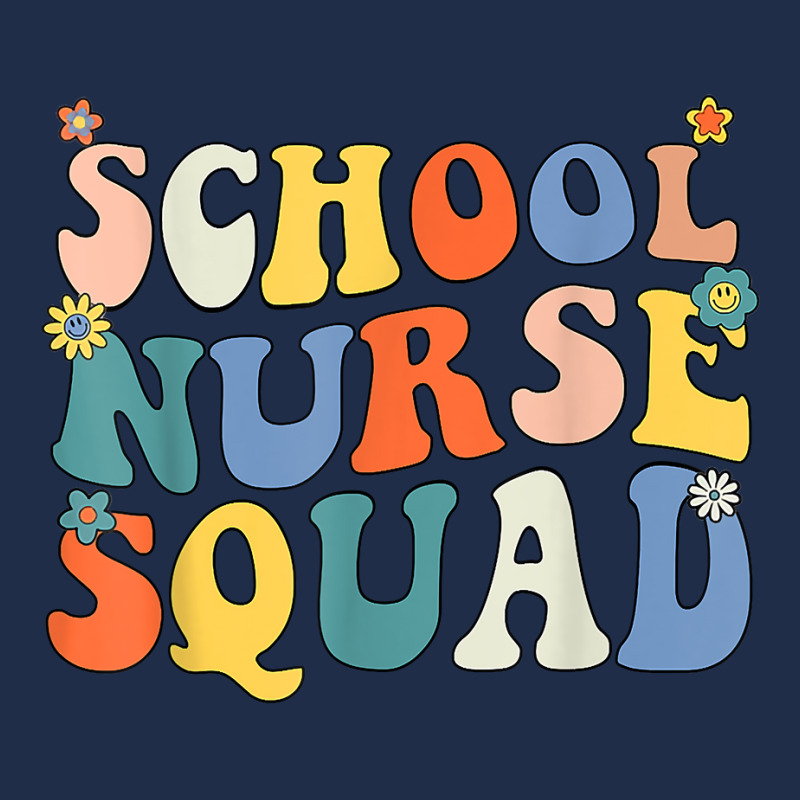 Groovy School Nurse Squad Coping Skills Back To School T Shirt Baseball Cap | Artistshot