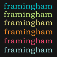 Framingham Massachusetts (ma) Cute And Colorful Text Mesh Cap | Artistshot