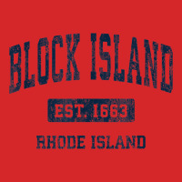 Block Island Rhode Island Ri Vintage Athletic Sports Design Trucker Cap | Artistshot